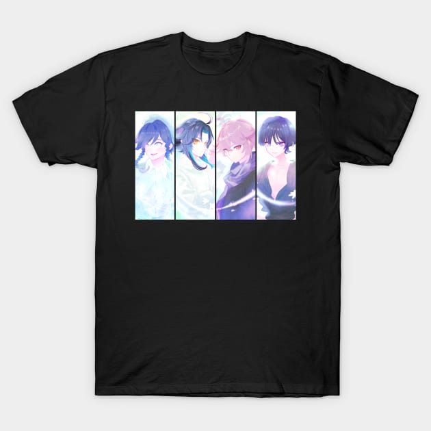 Anemo Boys - Five-Star Edition T-Shirt by scout_mochi